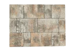 Opločnik Frankopan kombi forma smeđi color mix 6cm - EUROBETON