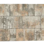 Opločnik Frankopan kombi forma smeđi color mix 6cm - EUROBETON