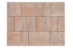 Opločnik Frankopan kombi forma cappuccino color mix 6cm - EUROBETON