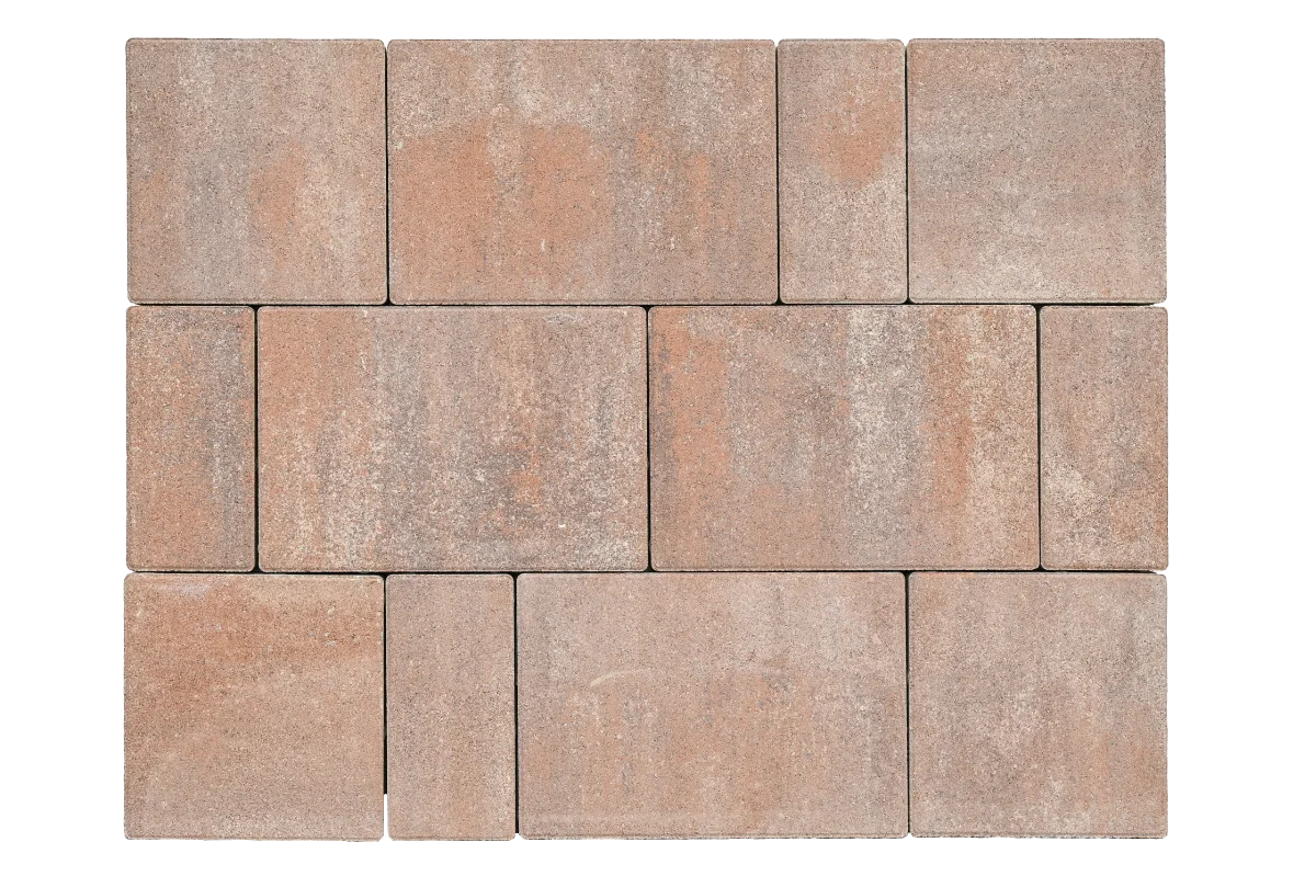 cappuccino-boja-komb Opločnik Frankopan kombi forma cappuccino color mix 6cm - EUROBETON - Slika 1