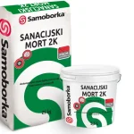Sanacijski mort 2K 25 kg + 5,5 l SAMOBORKA
